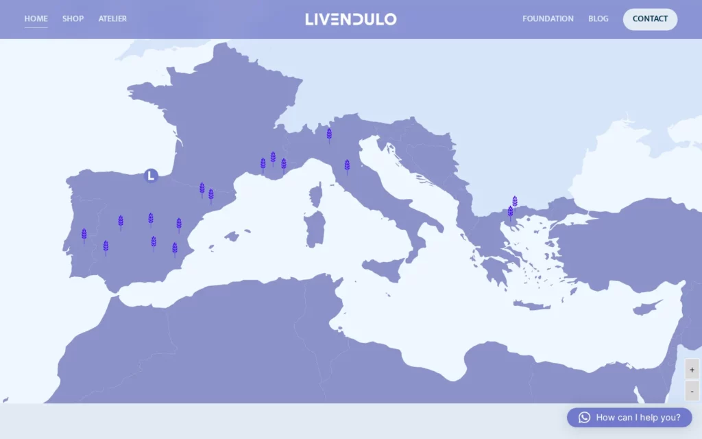 Livendulo : carte interactive des lavandes de Méditerranée
