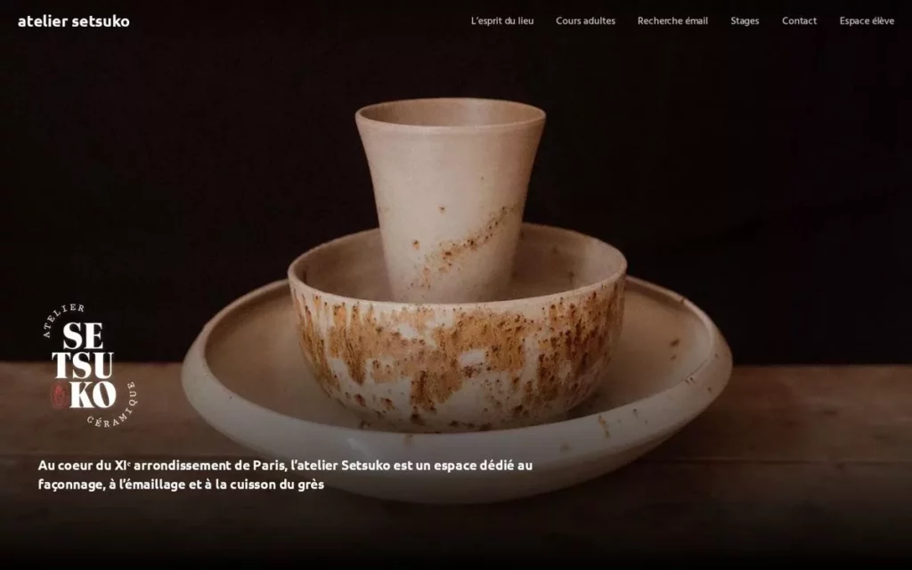 Le site de l’Atelier Setsuko