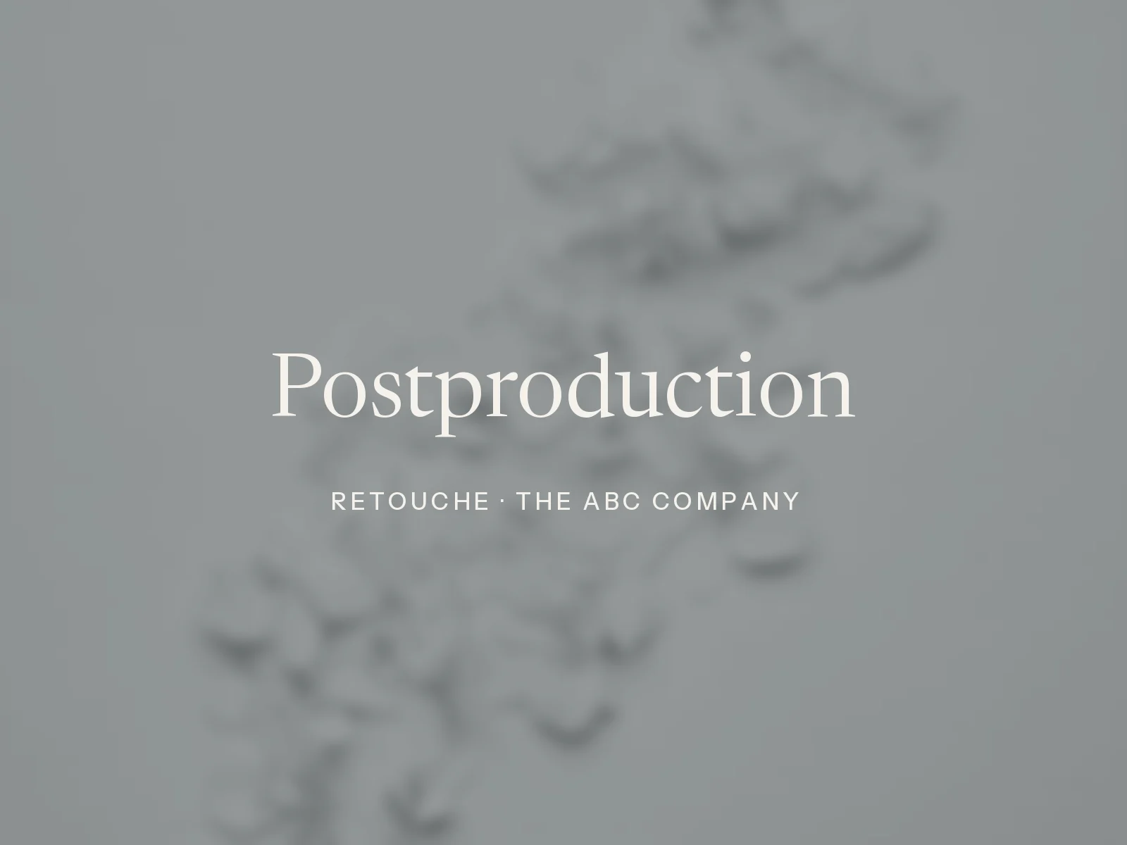 Postproduction
