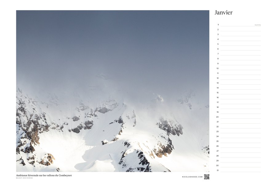 Calendrier perpétuel, janvier