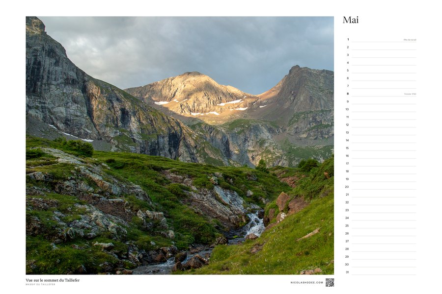 Calendrier perpétuel, mai