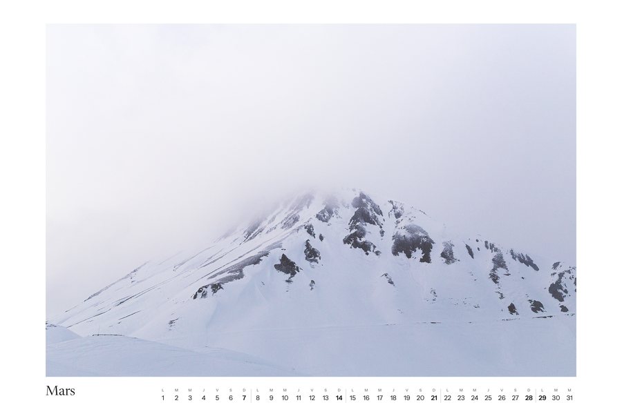 Calendrier 2027, mars